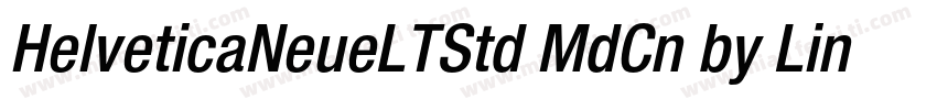 HelveticaNeueLTStd MdCn by Linotype字体转换